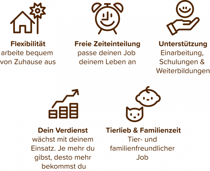 Schematische Darstellung der Vorteile eines Nebenjobs bei ANiFiT