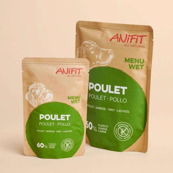 Alimentation humide en pouch